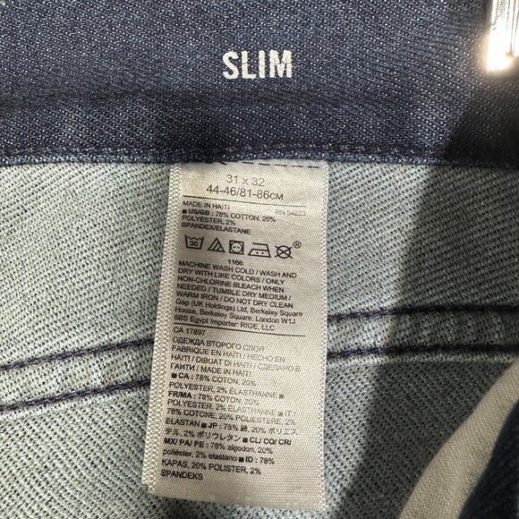 Banana Republic Jeans Mens 31 The Traveler Slim Fit Pockets Cotton Stretch - Picture 6 of 9